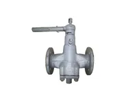 Стальной пробковый кран фланцевый 80 мм купить в Перми